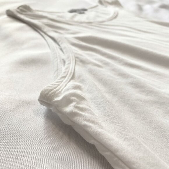 JAMES PERSE WHITE SLEEVELESS UTILITY TANK DRESS - LARGE - Picture 8 of 11